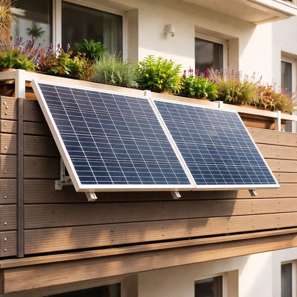 Balkonkraftwerk installieren