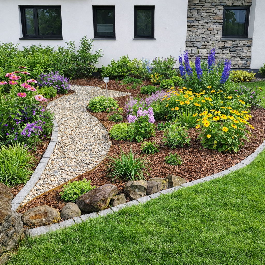 Beeteinfassung gestalten